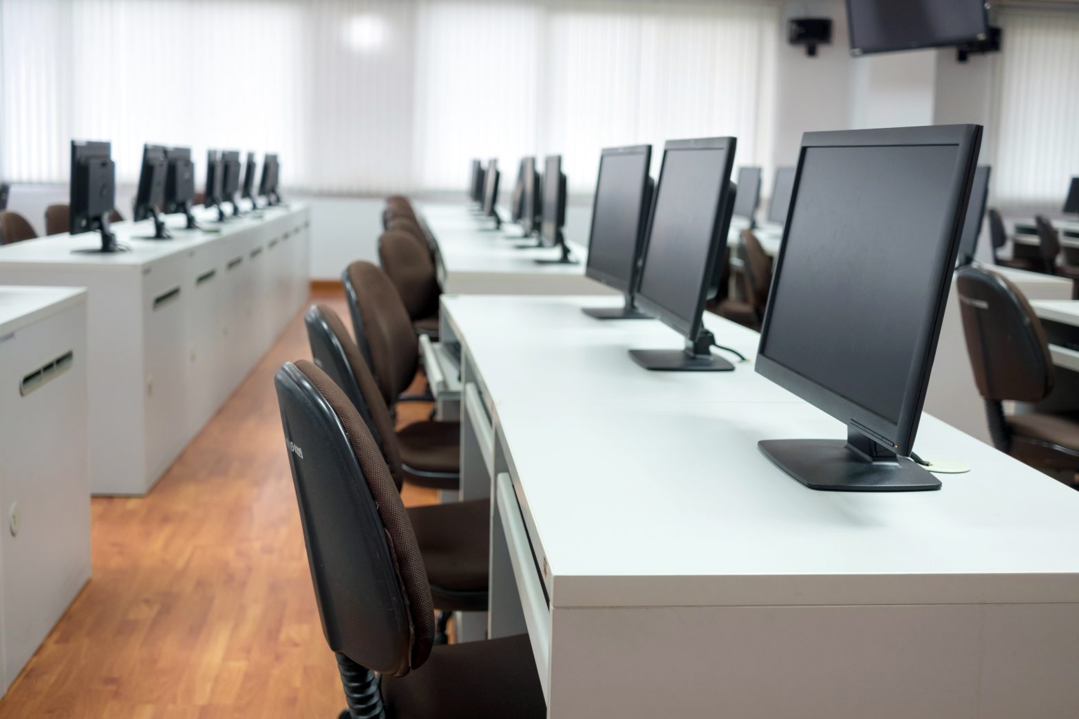 Computer Lab classroom for a training.