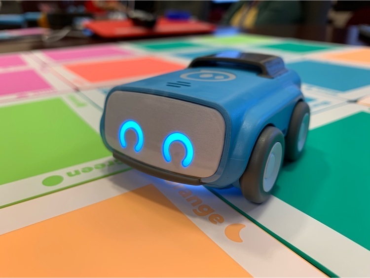 Indi Robot on color cards