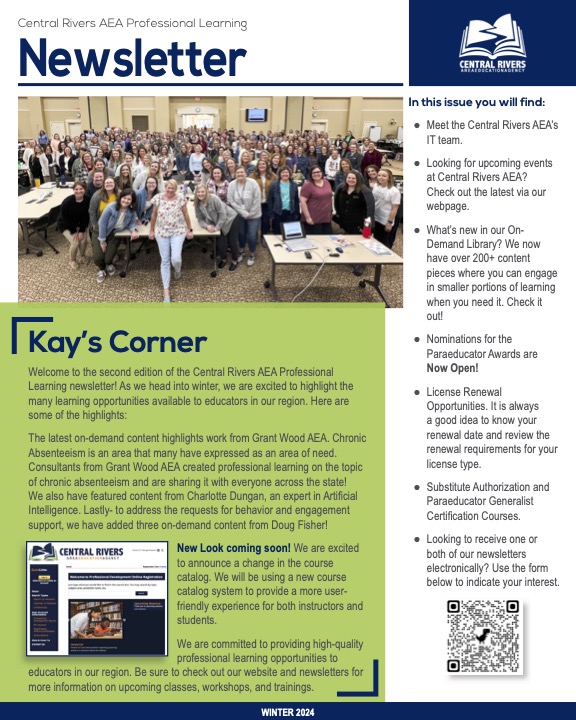 Winter Newsletter Cover