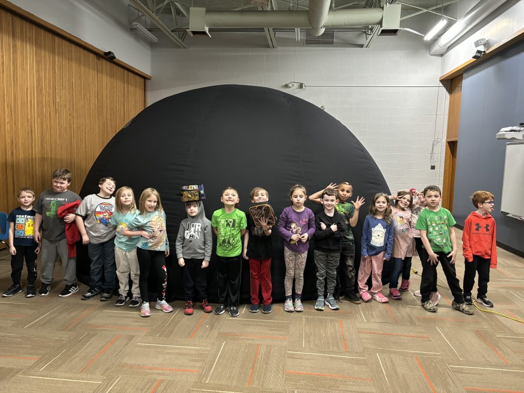 Starlab and students at Charles City CSD