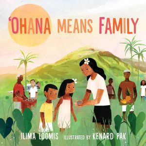 book cover for title,
Ohana Means Family
