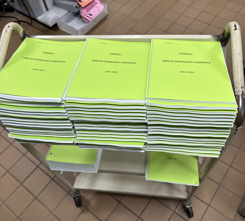 Colored printing books