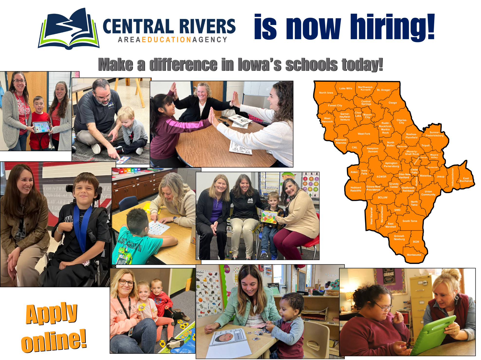 Now Hiring feature - apply online