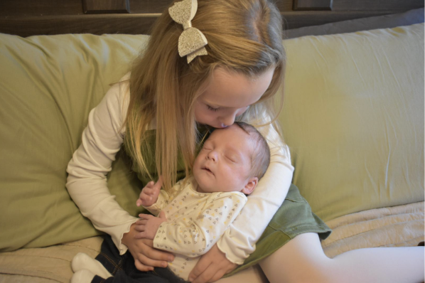 Kesley and Big Sister Marlee