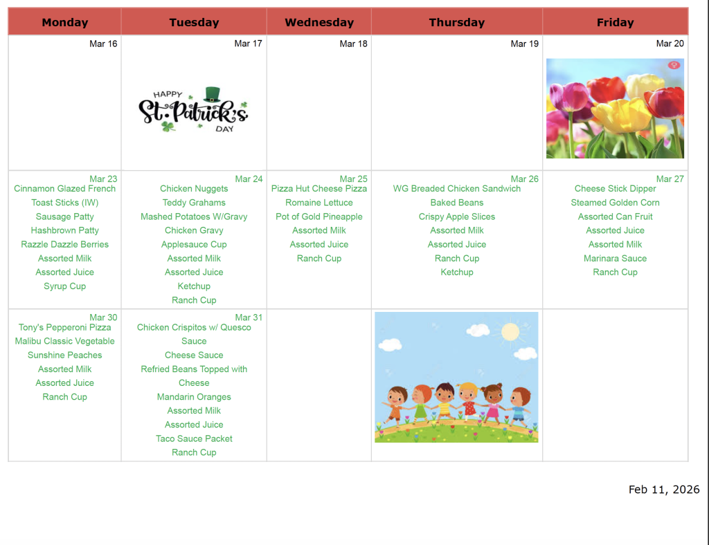 River Hills March lunch 2