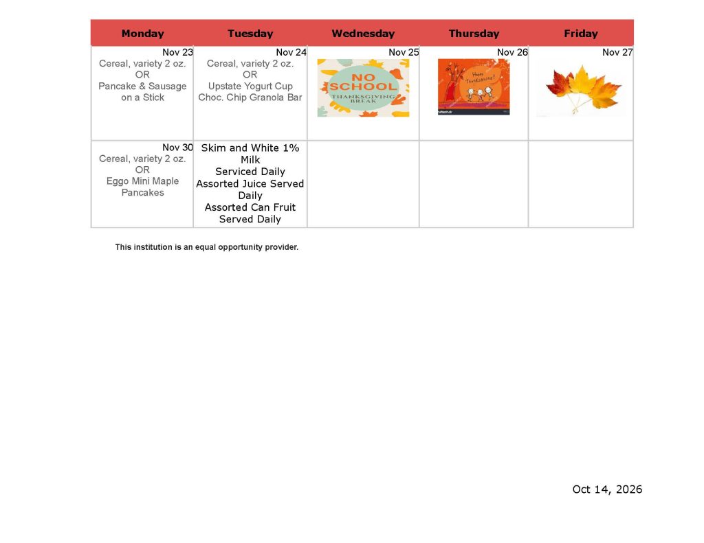 Nov. Breakfast menu (2) - River Hills School